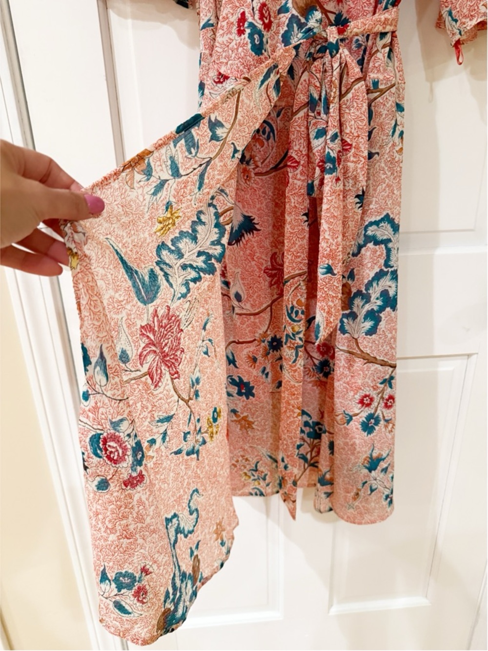 Anthropologie Maeve Adelaide Wrap Midi Dress Sz XS - Picture 8 of 10